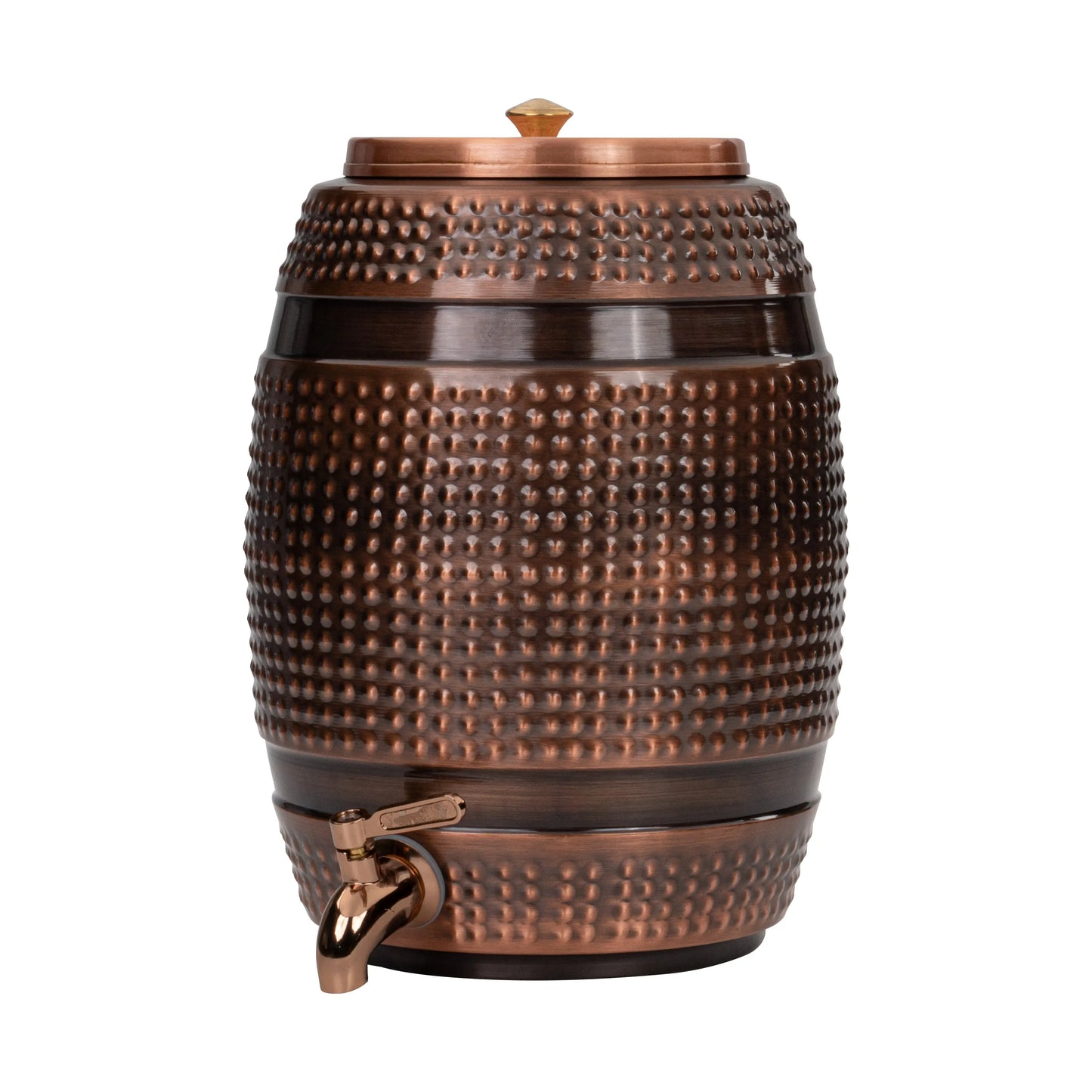 Barrel-Shaped Pure Copper Water Dispenser