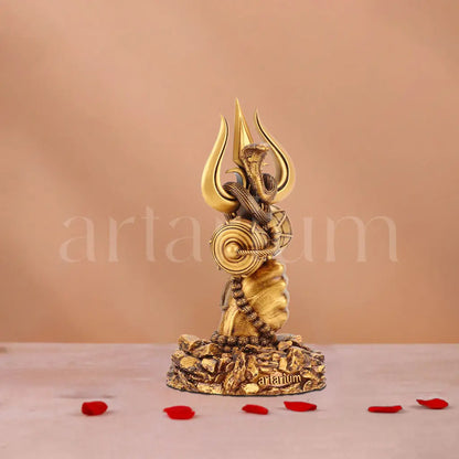 Mystical Shiva & Shiv Trishul Idols Set