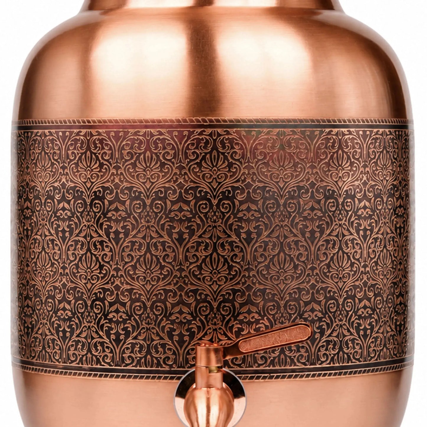 Etched Matka Copper Dispenser
