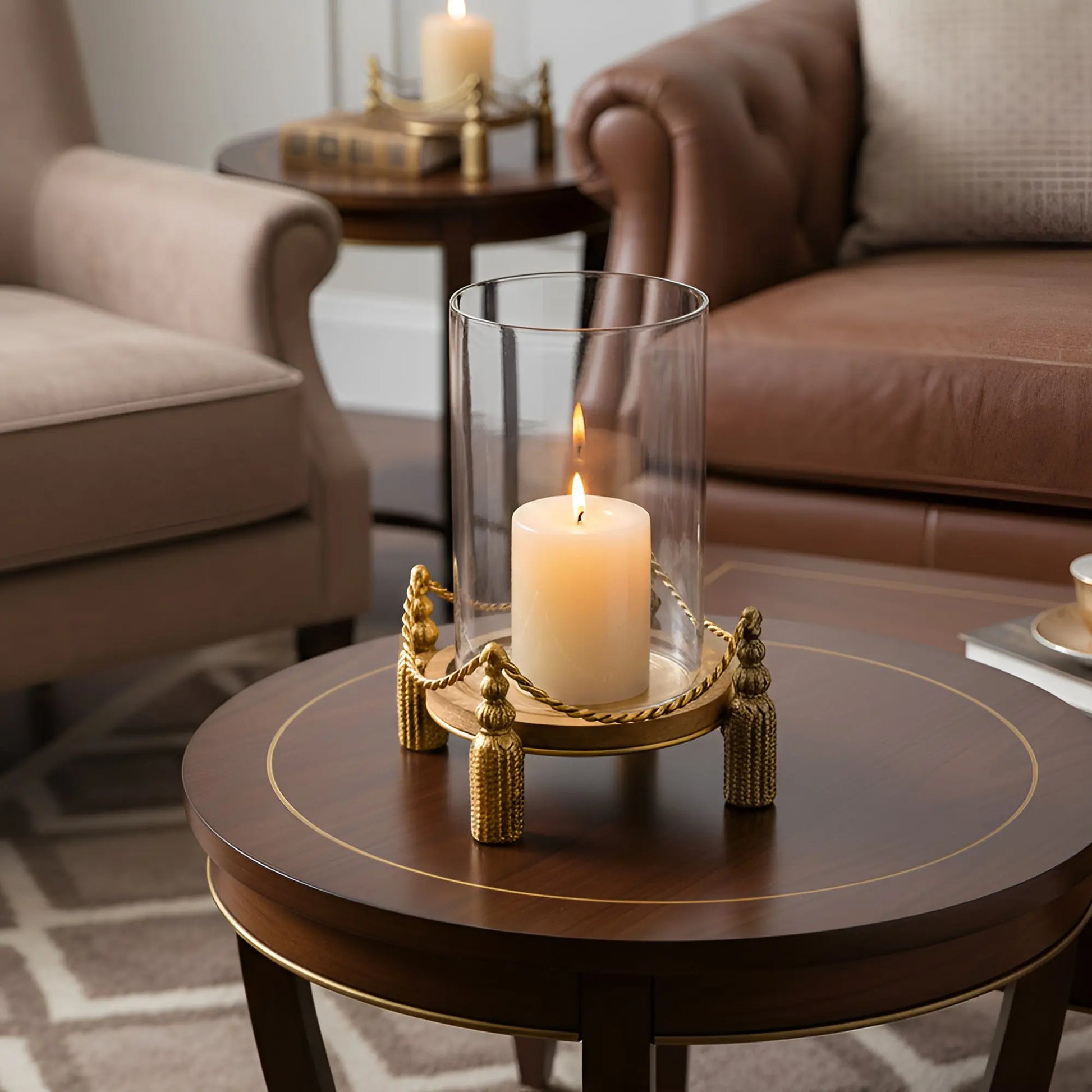 Flamekissed - Antique Hurricane Candle Holder Artarium