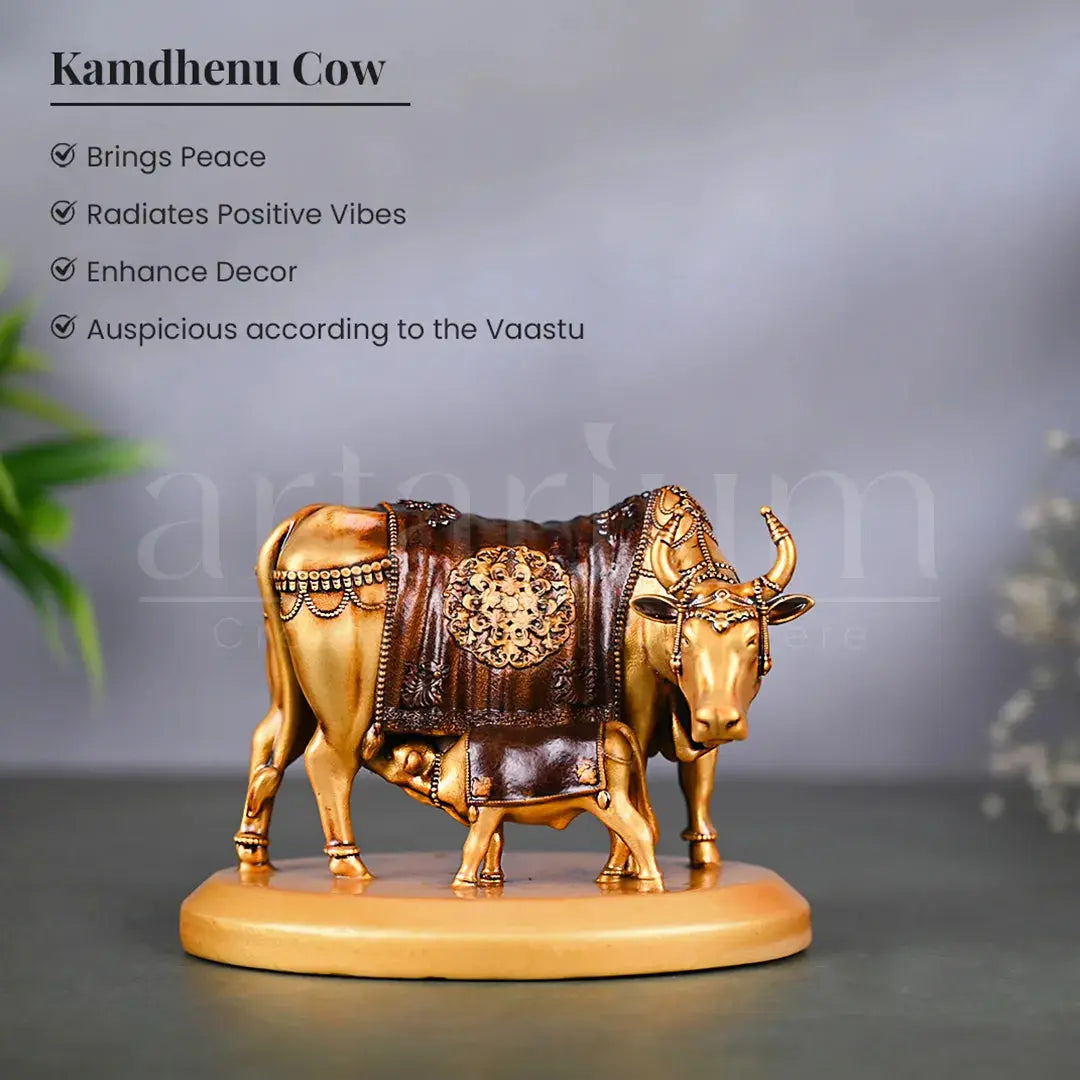 Kamdhenu Cow Car Dashboard theartarium