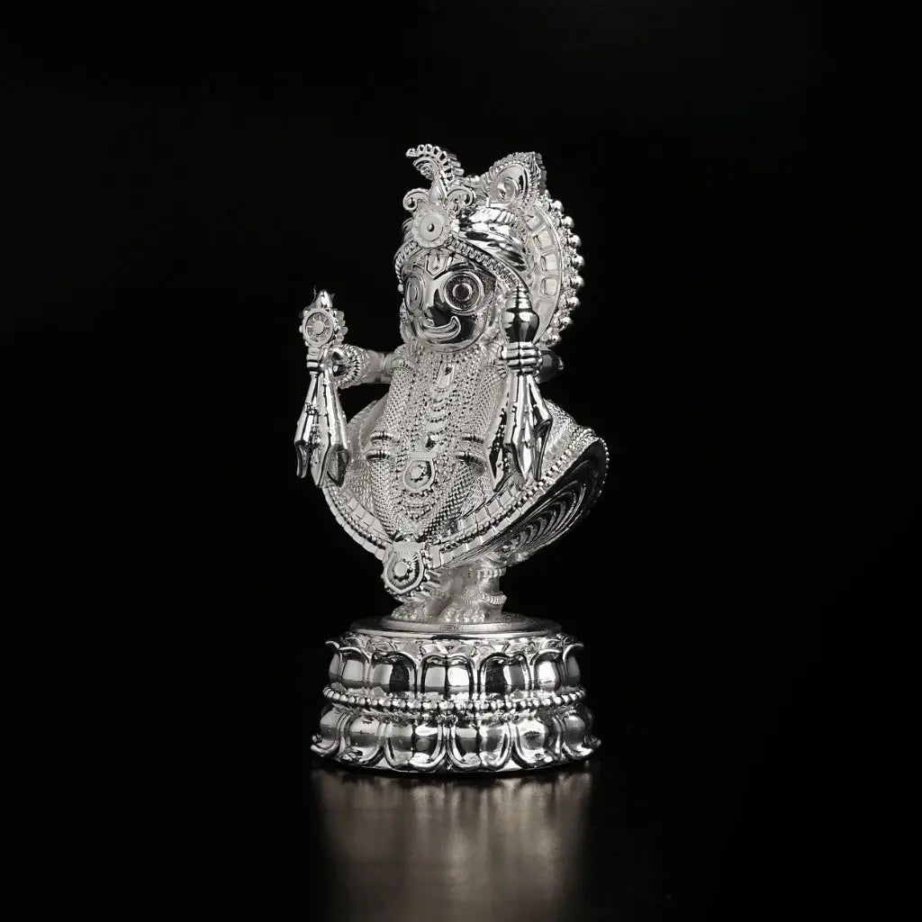 Jagannath Ji Idol Silver Plated