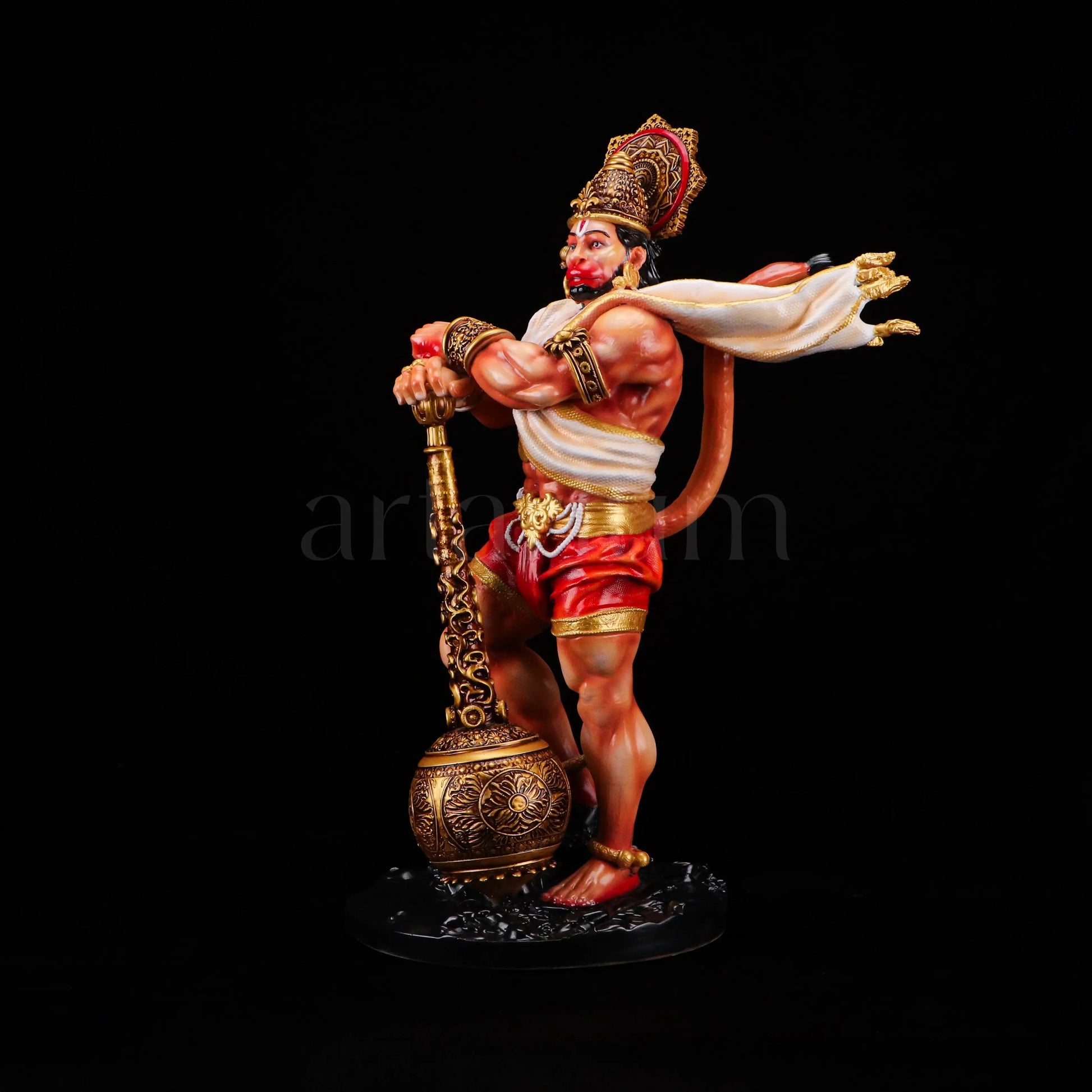 Bahubali Lord Hanuman Large 1.38 Ft & 2 Ft theartarium