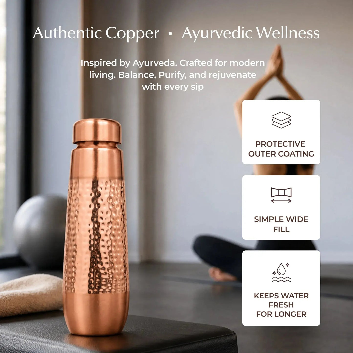 AyurVian Wellness Copper Bottle