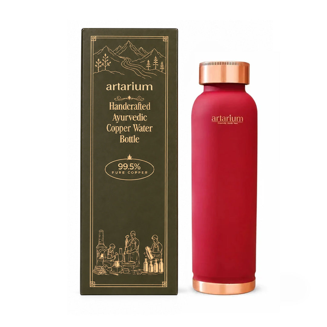 Copper Bottle 1-liter with Premium Packaging 