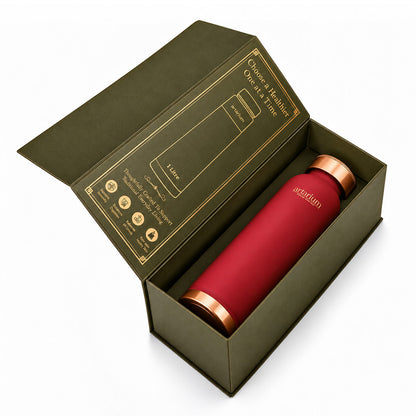 Copper Bottle 1-liter with Premium Packaging 