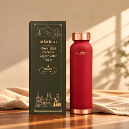 Copper Bottle 1-liter with Premium Packaging 