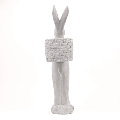 Meadow Hopper - Bunny Cement Planter