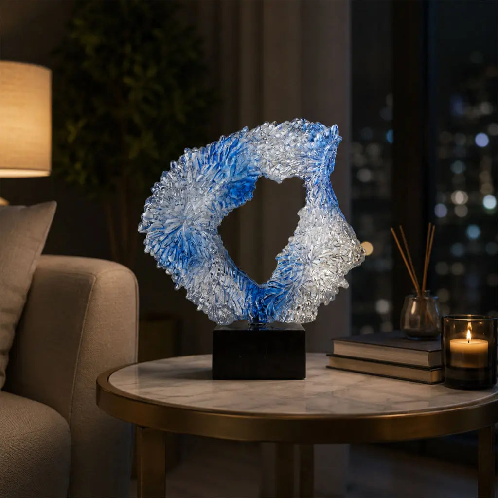 Frozen Wave: Ocean-Inspired Sculpture 