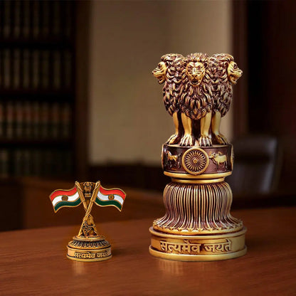 Ashok Stambh and Indian National Flag Combo Artarium