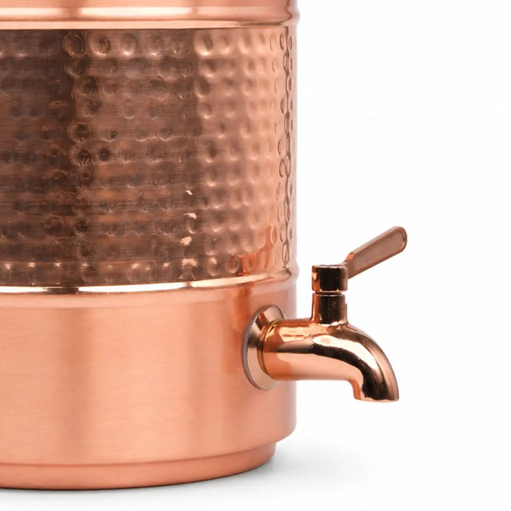 Semi-Hammered Copper Water Dispenser