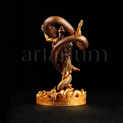 Mystical Shiva (9 Inch) & Lord Shiva Trishul with Damru Idols Set