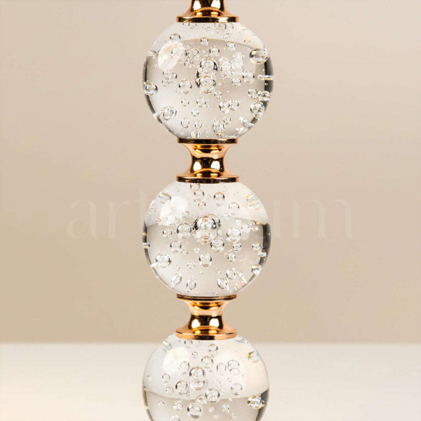 Crystal Orbs - Candle Holder (Set of 2)
