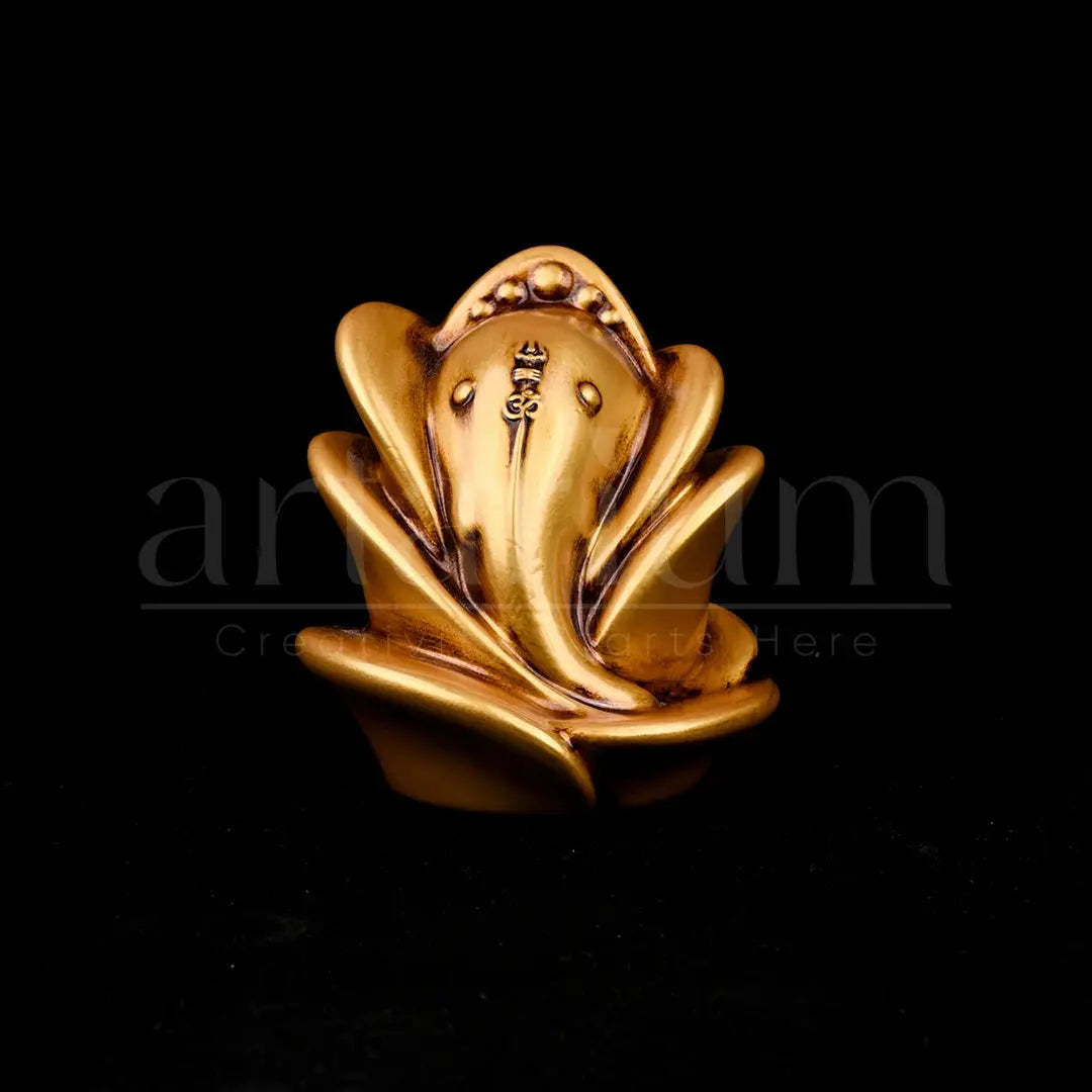 Rose Ganesha Car Dashboard theartarium