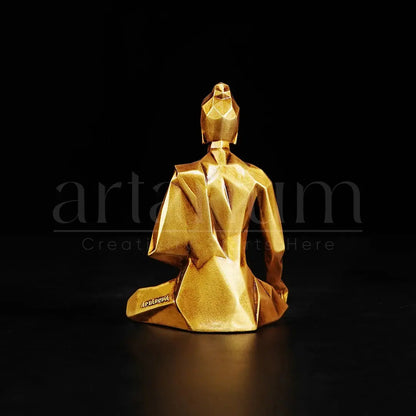 Origami Lord Buddha Car Dashboard theartarium