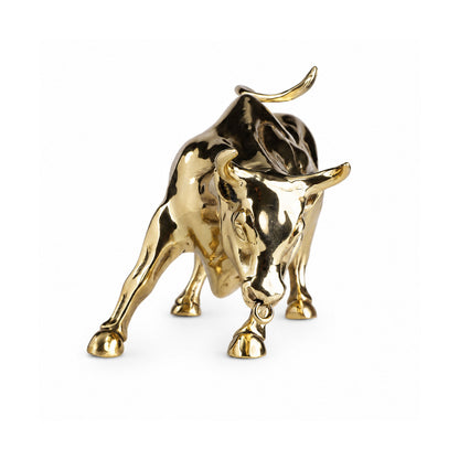 Pure Brass Bull of Prosperity 