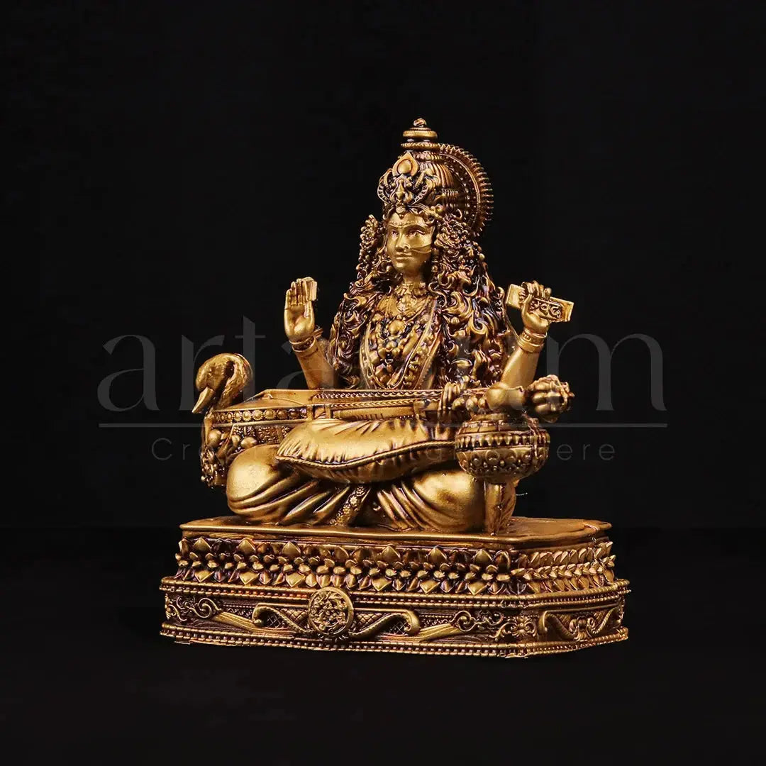 Vidya Saraswati Car Dashboard theartarium