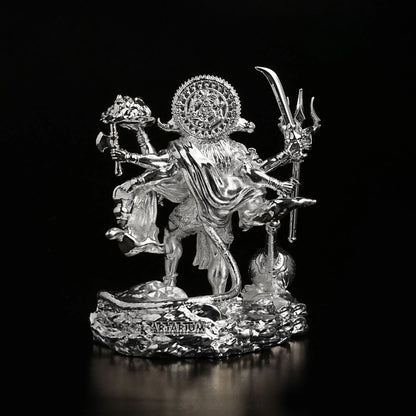 Standing Panchmukhi Hanuman Silver Plated