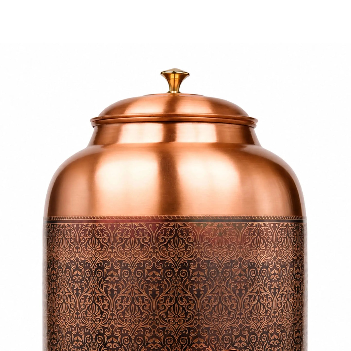 Etched Matka Copper Dispenser