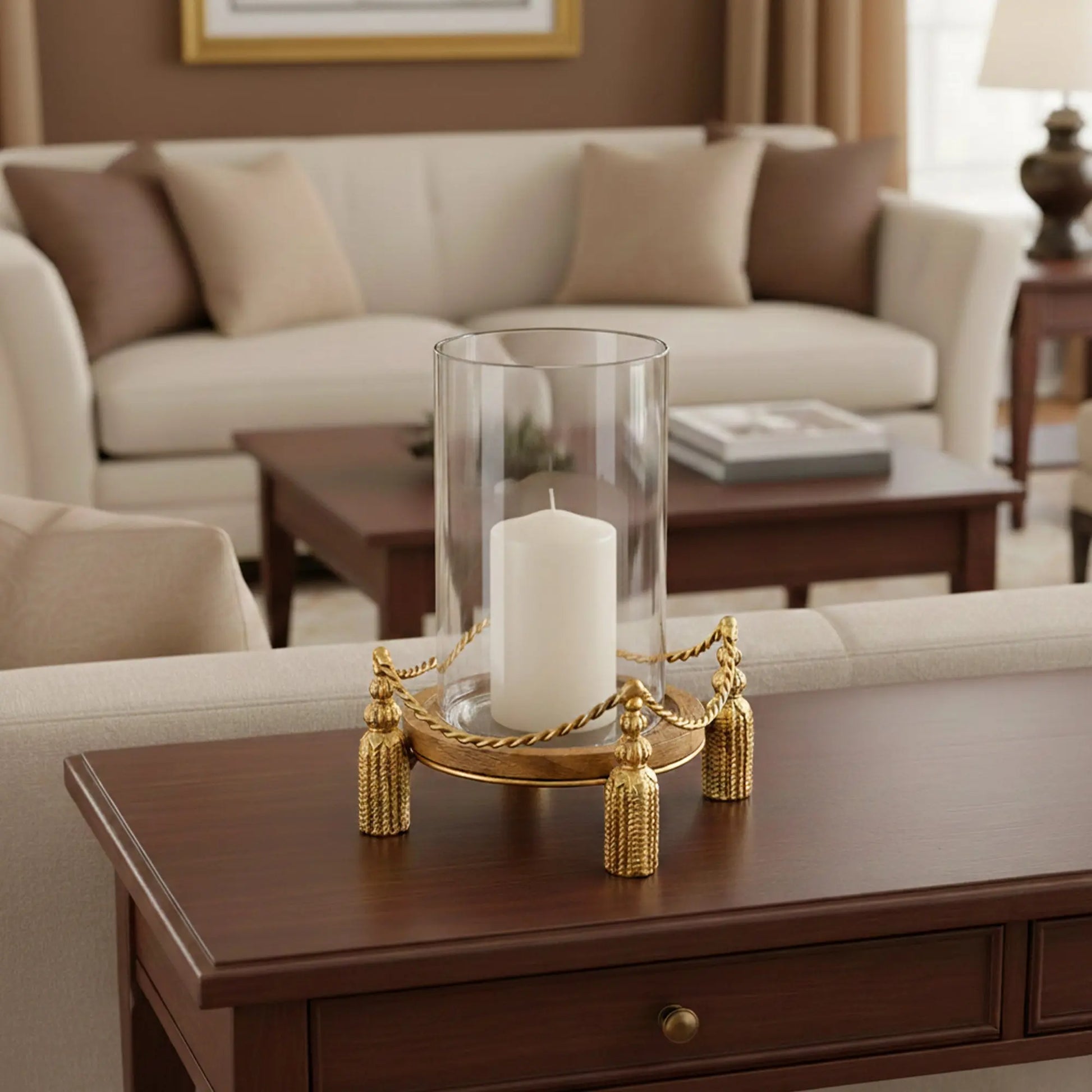 Flamekissed - Antique Hurricane Candle Holder Artarium