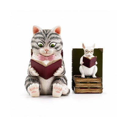 Reading Buddies : Cat & Mouse Bookend 