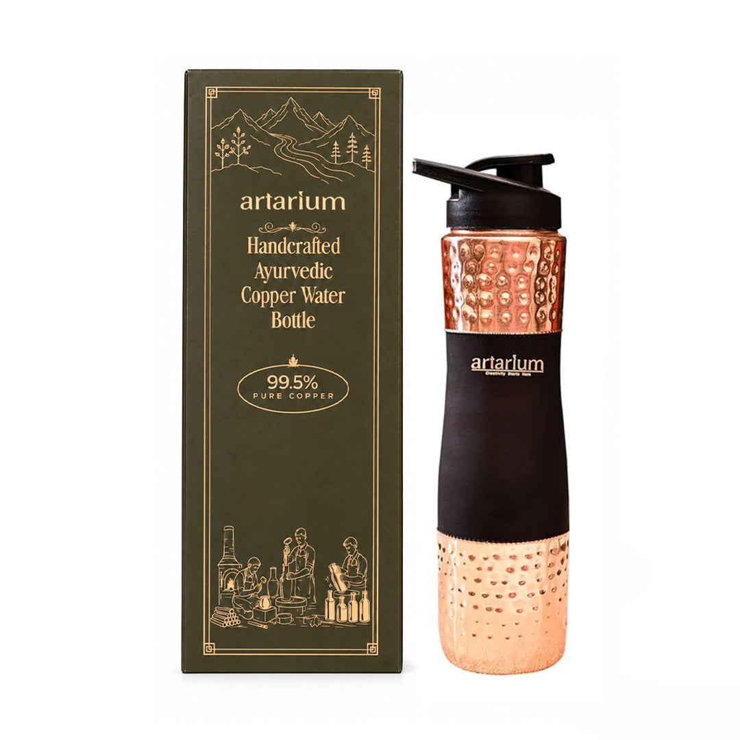 Copper Sipper Bottle with premium packaging 