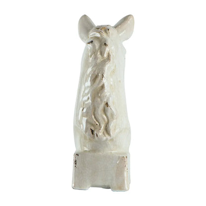 White Knight - Ceramic Horse Statue