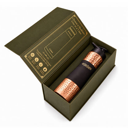 Copper Sipper Bottle with premium packaging 