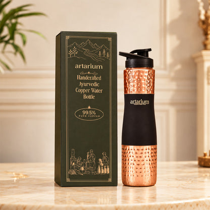Copper Sipper Bottle with premium packaging 