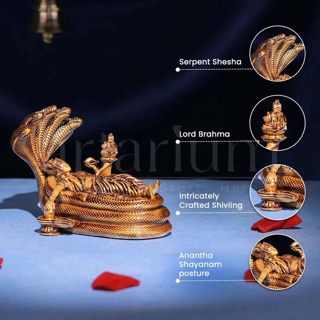 Padmanabhaswamy Idol Car Dashboard theartarium