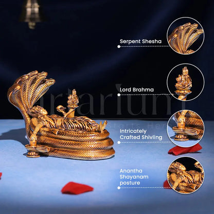 Padmanabhaswamy Idol Car Dashboard theartarium