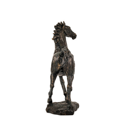 On a Dancing Trot - Horse Figurine