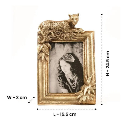 Wild Majesty - Vintage/Antique Leopard Frame