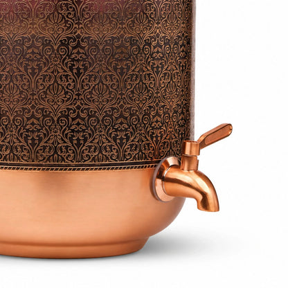 Etched Matka Copper Dispenser