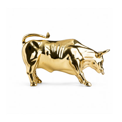 Pure Brass Bull of Prosperity 