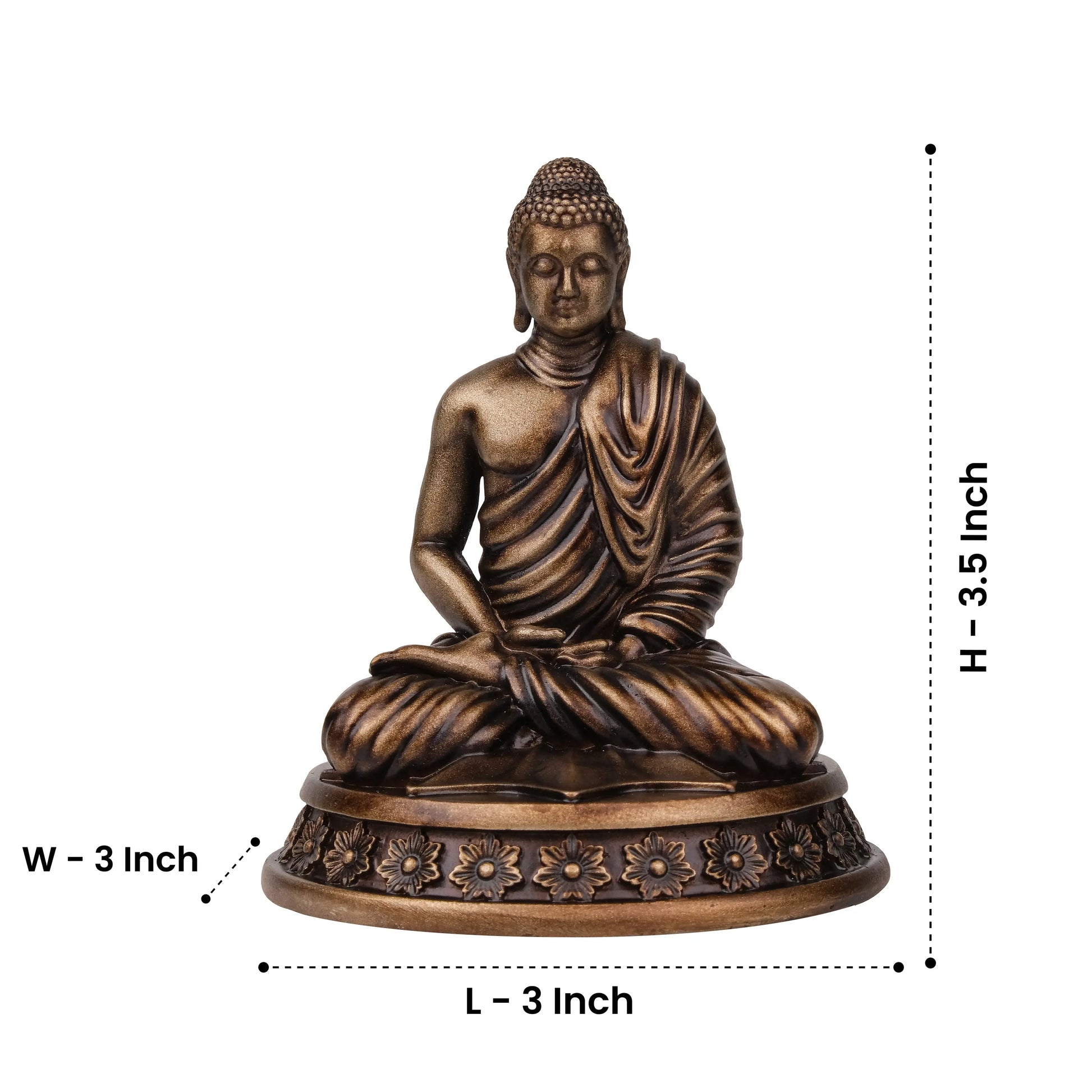 Meditating Buddha Car Dashboard