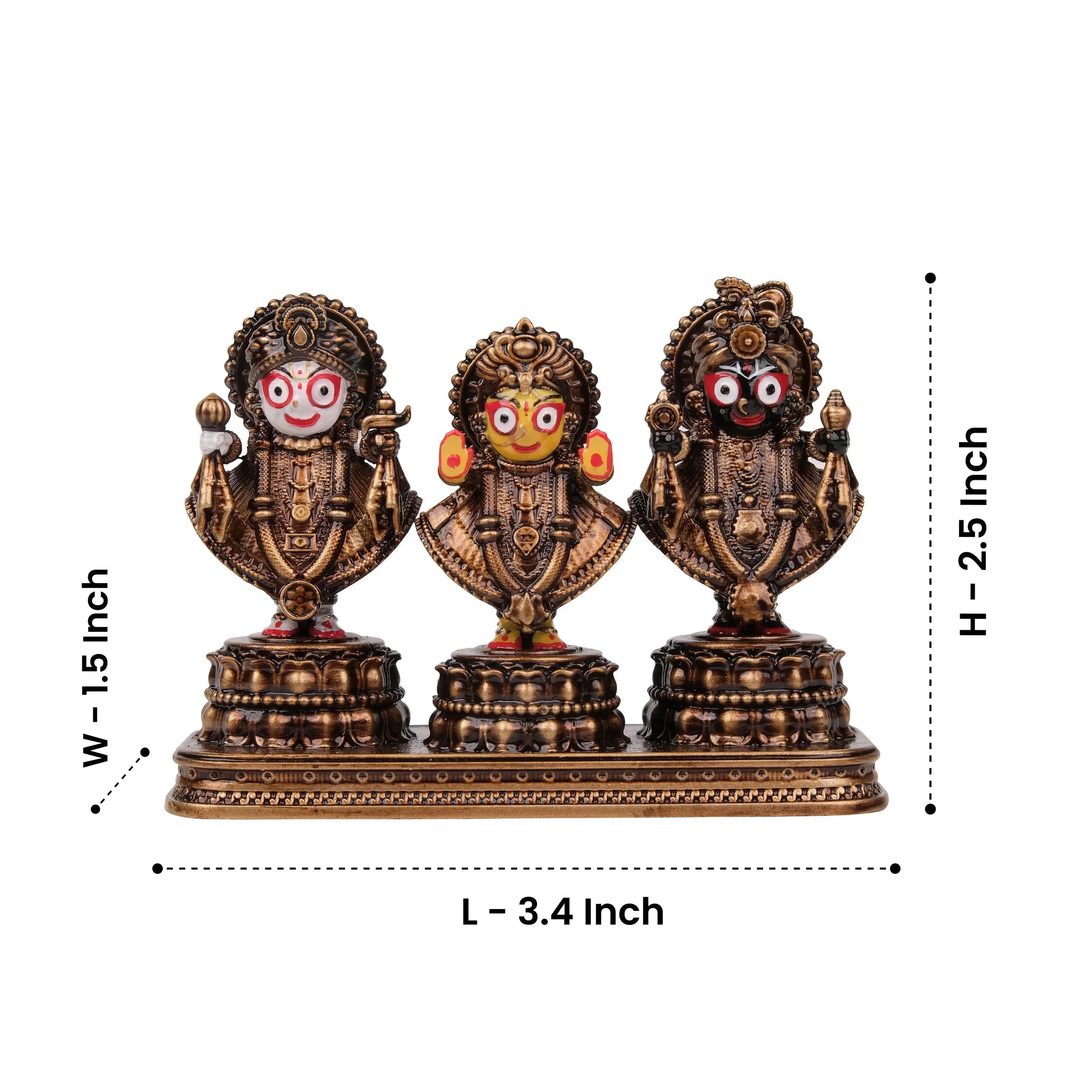 Shri Jagannath Ji Parivar Car Dashboard