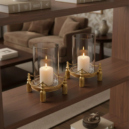 Flamekissed - Antique Hurricane Candle Holder Artarium