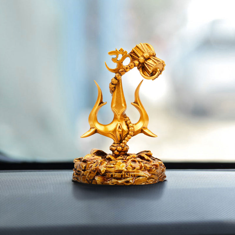 Lord Shiva Trishul with Damru Car Dashboard