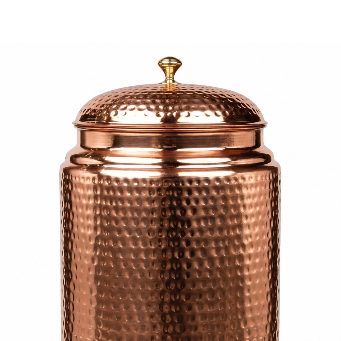 Hammered Copper Water Dispenser