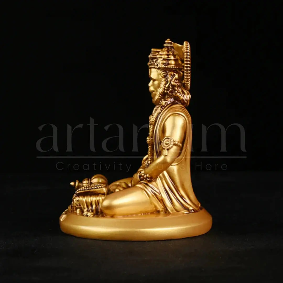 Meditating Hanuman Car Dashboard theartarium