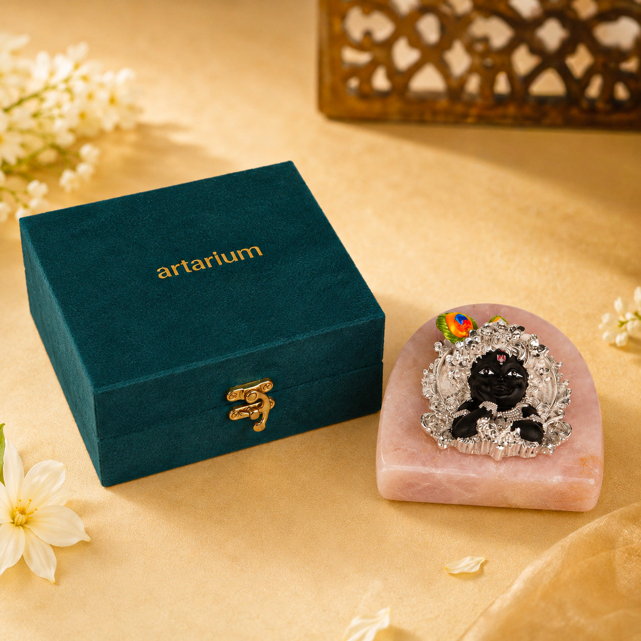 Little Krishna Silver-Plated Idol Artarium