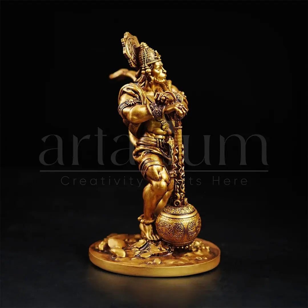 standing hanuman statue