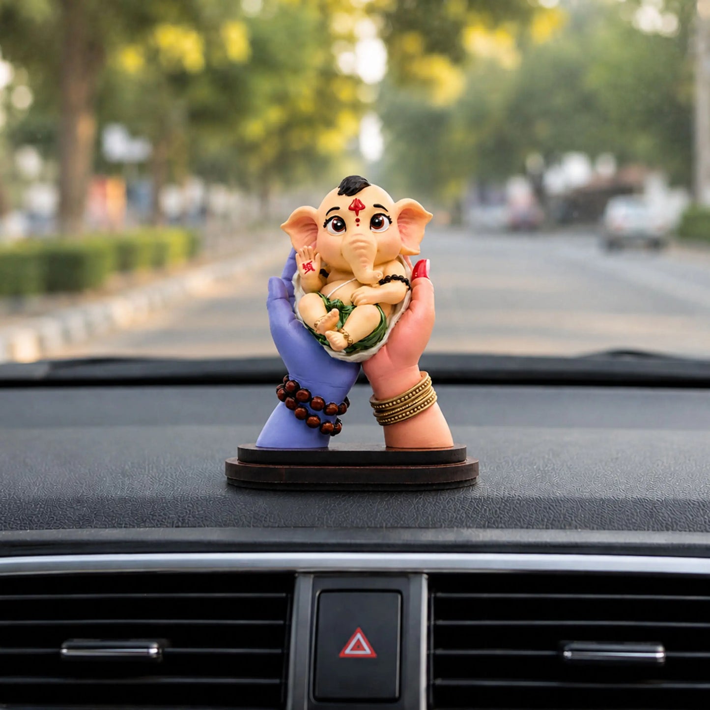 Divine Palms Bal Ganesha Car Dashboard
