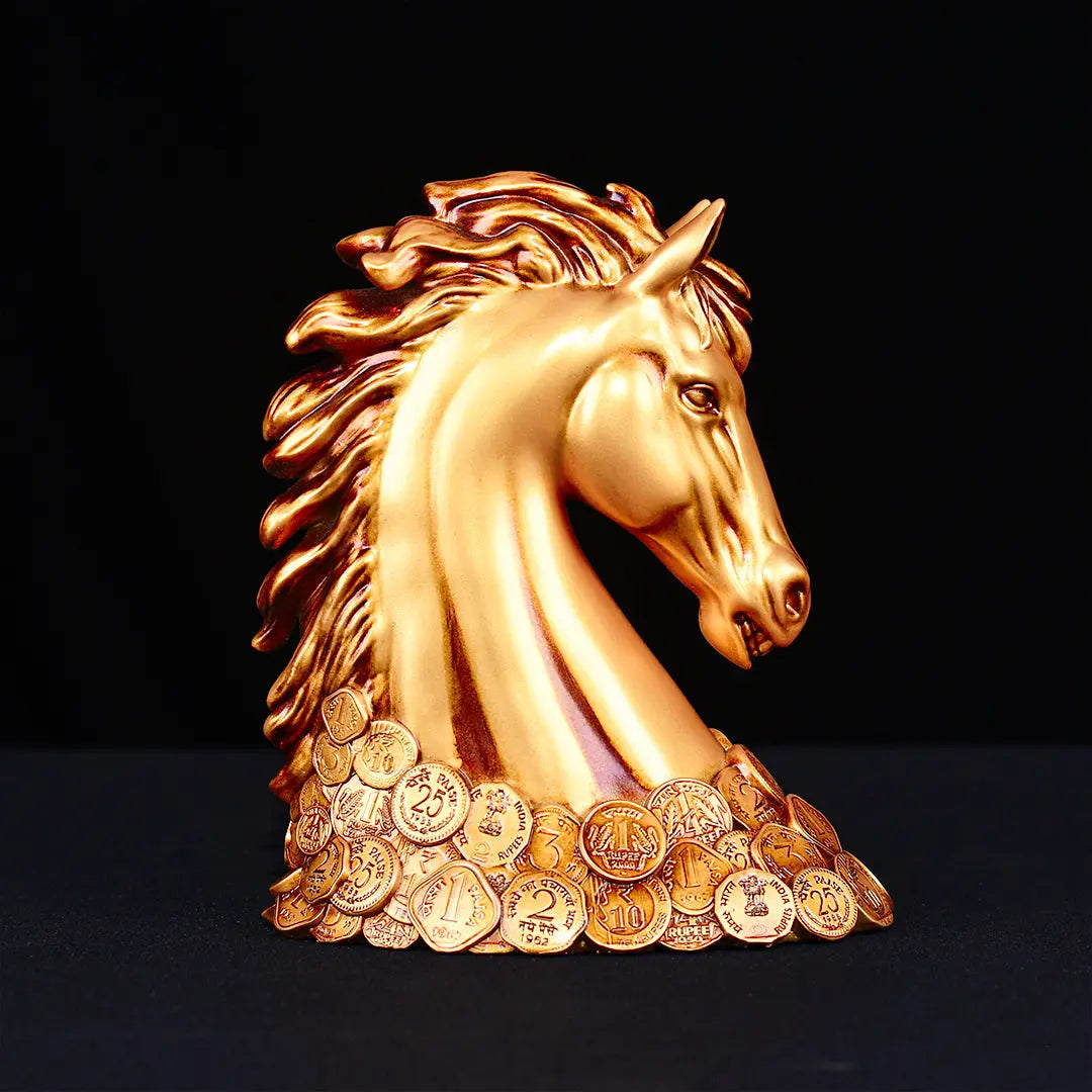 Coin horse head