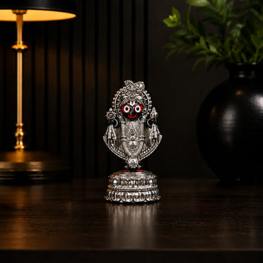 Jagannath Ji Idol Silver Plated 