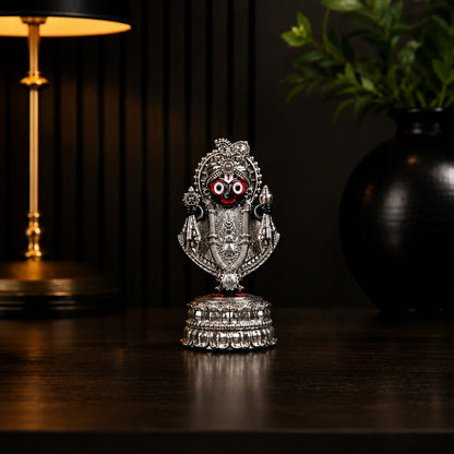 Jagannath Ji Idol Silver Plated 