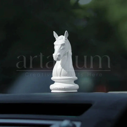 Knight Horse Chess Piece Car Dashboard theartarium