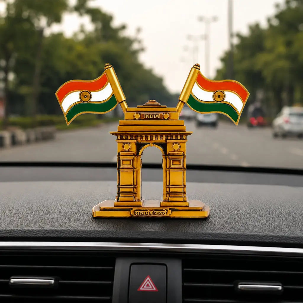 India Gate Car Dashboard Statue 