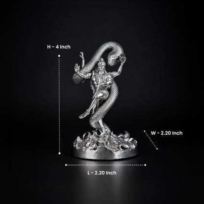 Mystical Shiva Silver Plated Idol 